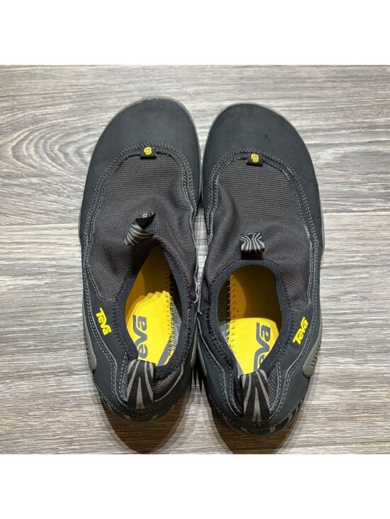 Teva Nilch Mens 11 Hybrid Water Shoes Black Lightweight Quick Dry Mesh Slip On